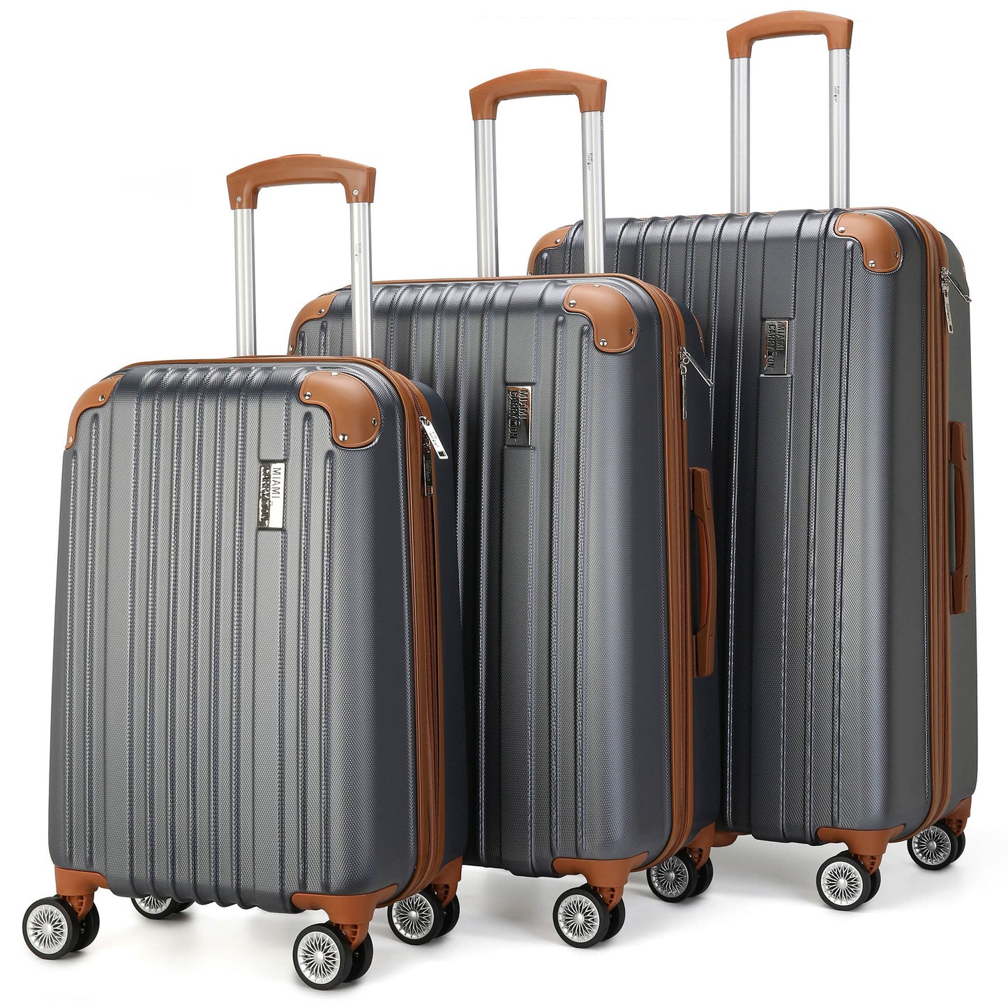 Collins 3 Piece Expandable Retro Luggage Set-6