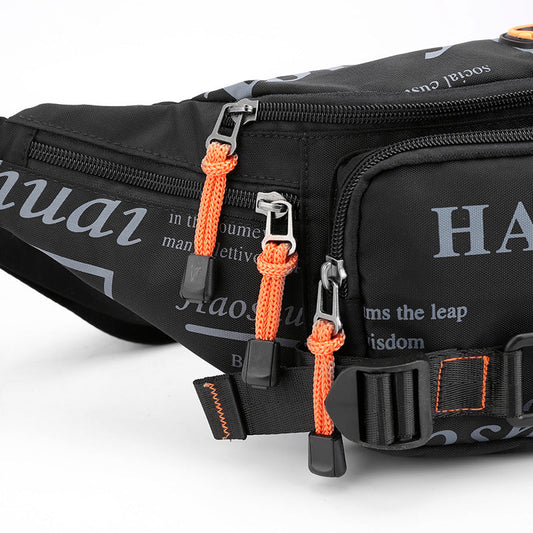 Fanny Pack for Men Women Water Resistant Large Hiking Waist Bag Pack Carrying All Phones for Running Walking Traveling-1