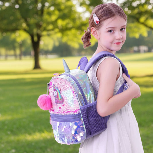 Unicorn Sequin Backpack-1