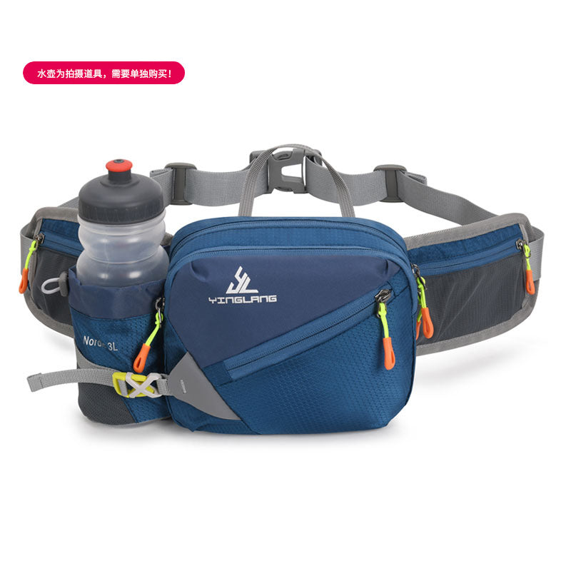 Wautton Outdoor Fanny Pack Bum Bag Big Campacity Water Resistant Nylon with Water Bottle Holder-8