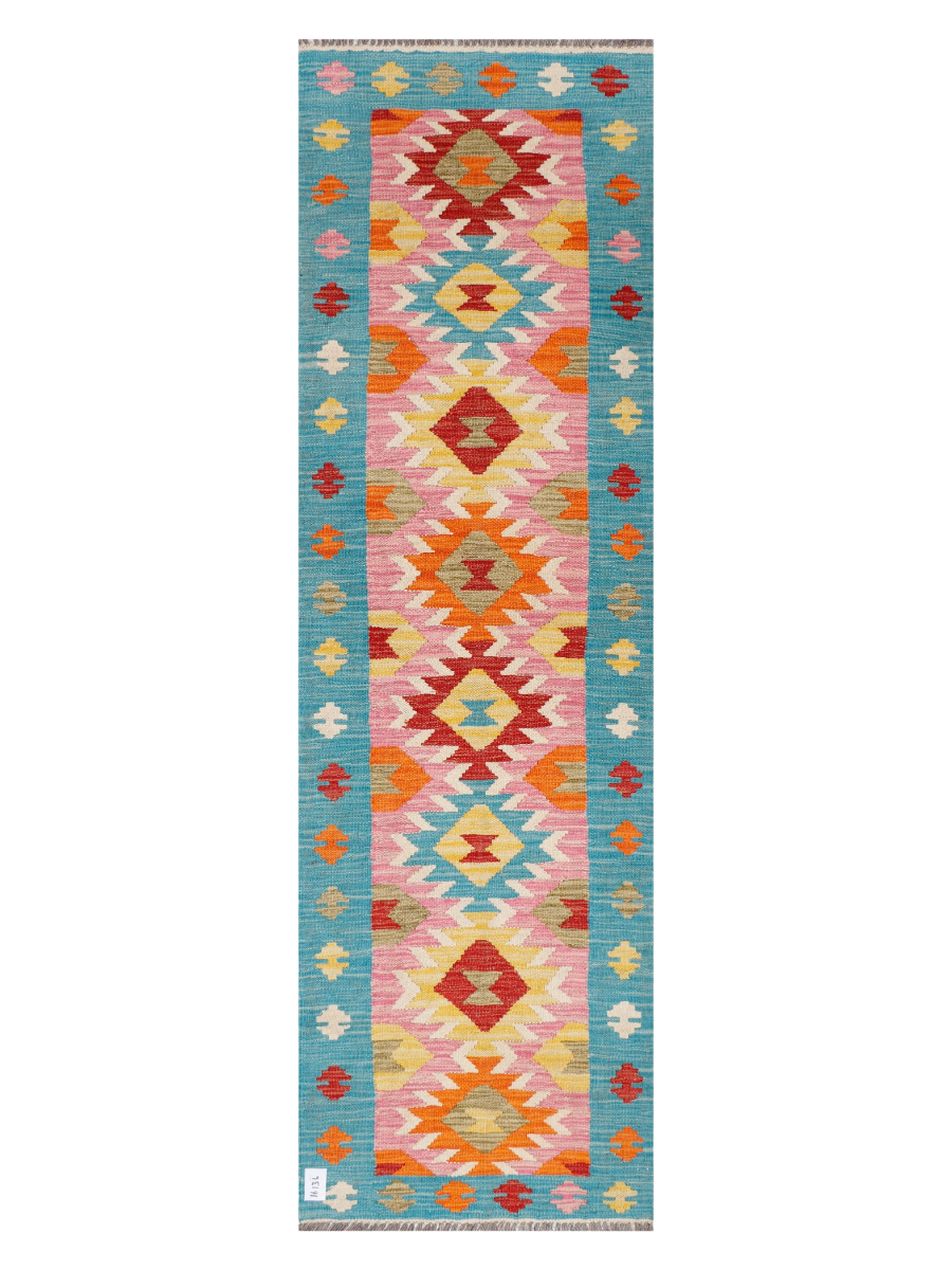 Maimana Kilim Runner - 208 x 62 cm-0