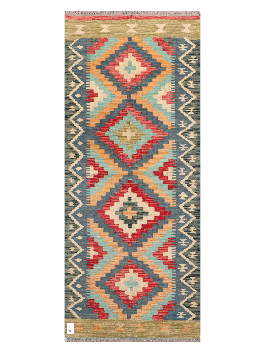 Maimana Kilim Runner - 196 x 80 cm-0