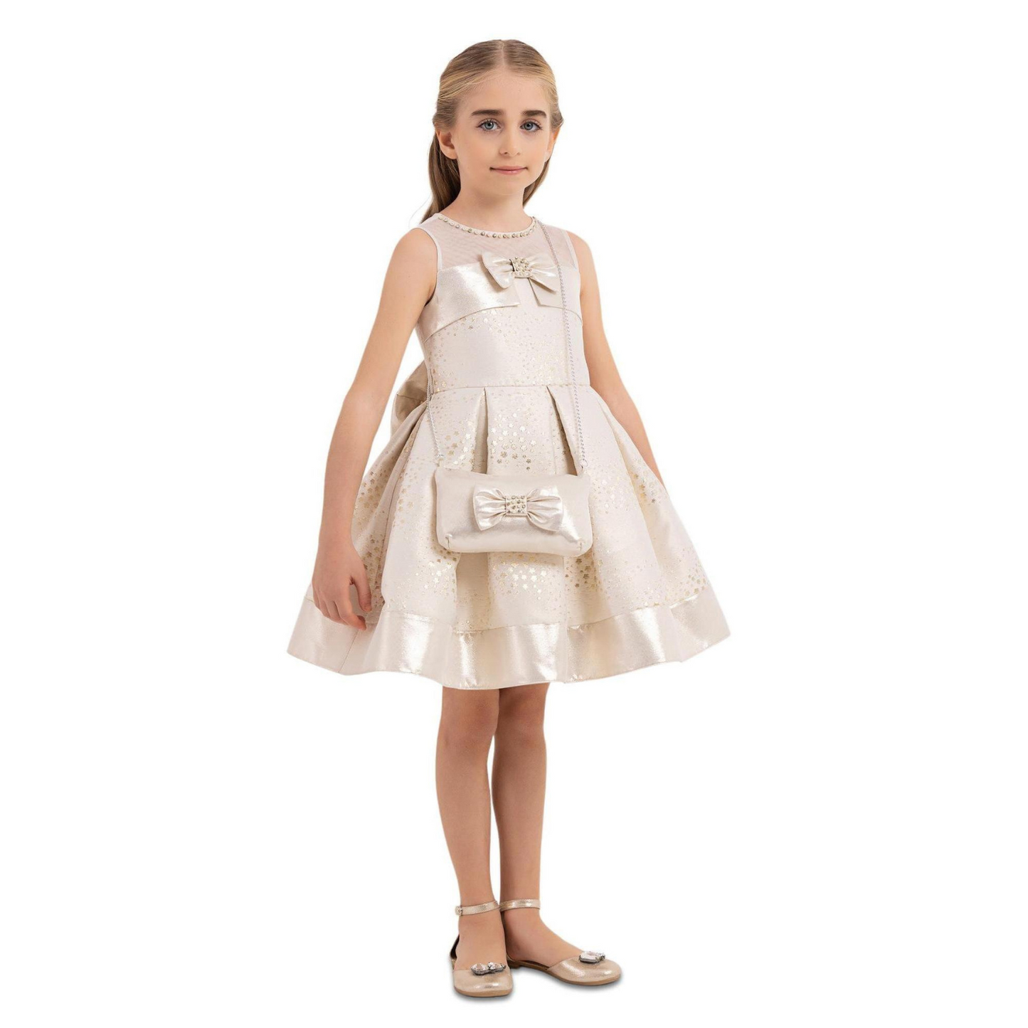 Sleeveless Chic Girls Formal Dress-4