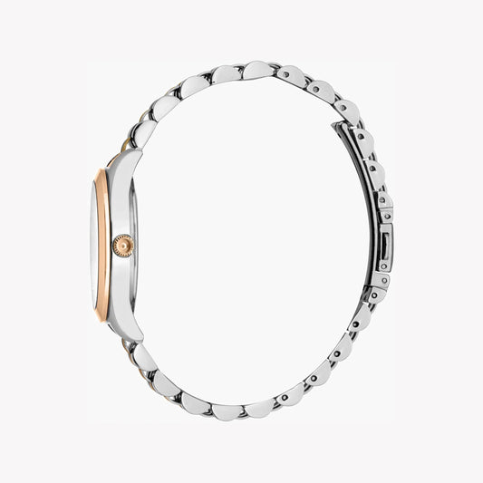 Just Cavalli Women's Two Tone Stainless Steel Watch, Silver Dial | Jc1l210m0505-1