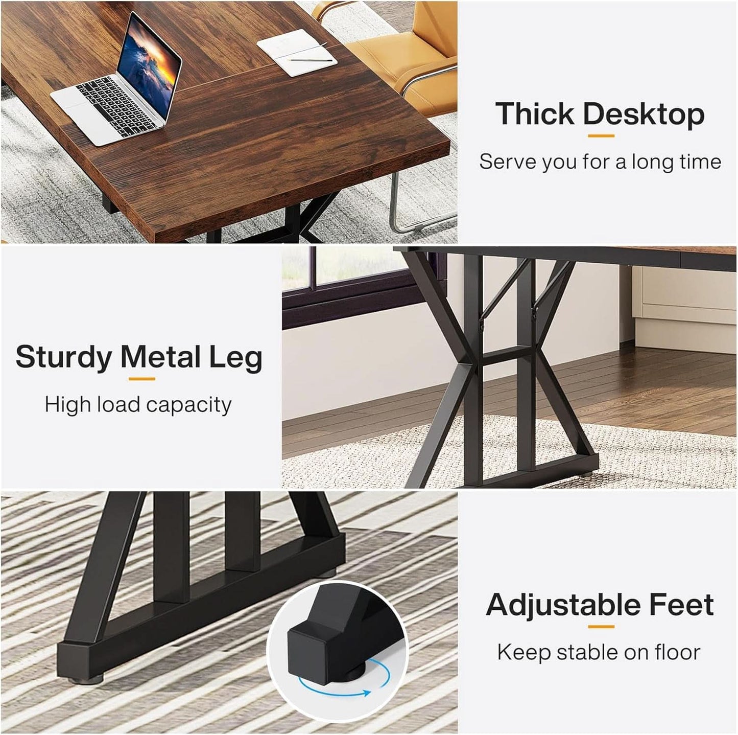 Seventy Inch Executive Desk For Office Workstation-4