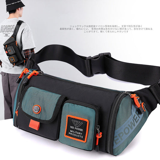 Running Waist Bag Lycra Sports Marathon Bag Outdoor Climbing Hiking Kettle Bag-1