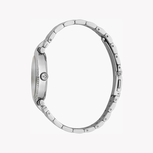 Just Cavalli Women's Silver Watch, White Mother Of Pearls Dial | Jc1l105m0055-1