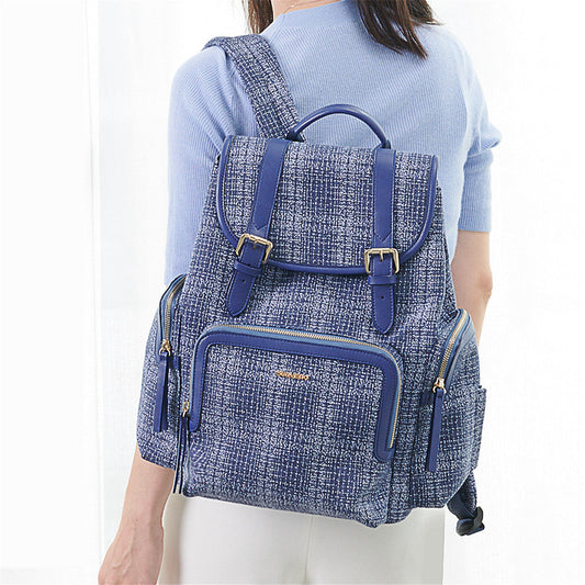 Tweed Diaper Backpack-1