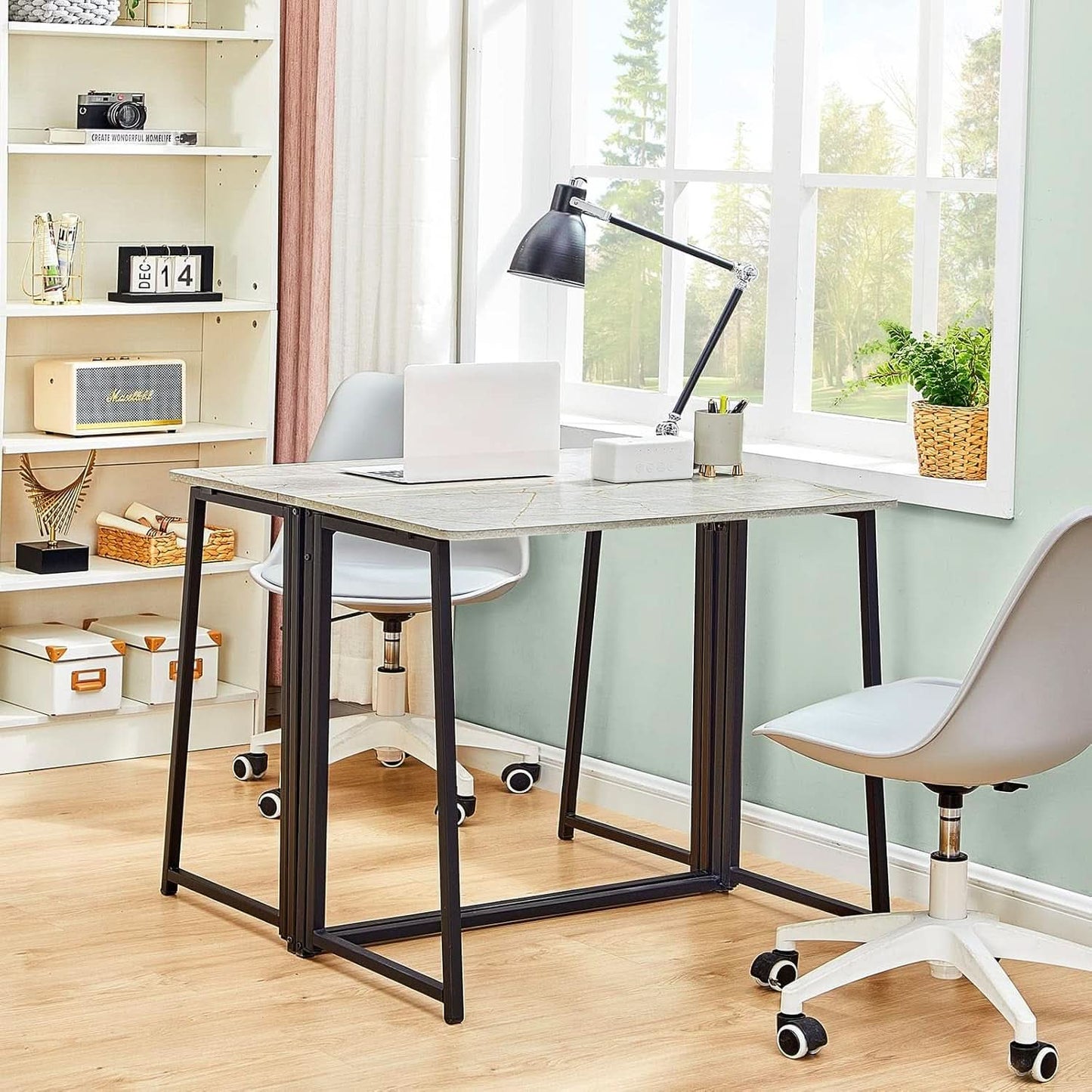 Small Foldable Computer Desk For Home Office Everyday Use-4