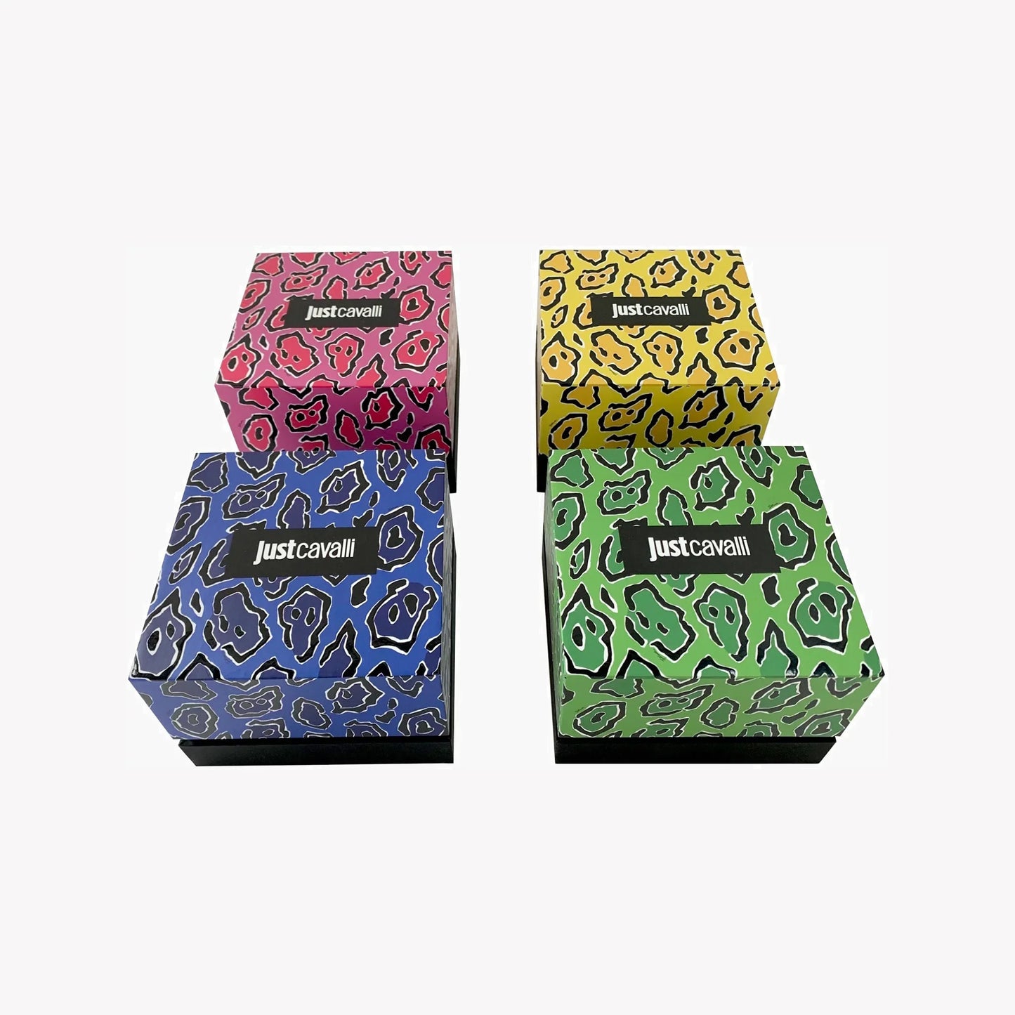 Just Cavalli Men's Silver Watch, Black Leather Band | Jc1g204l0015-3