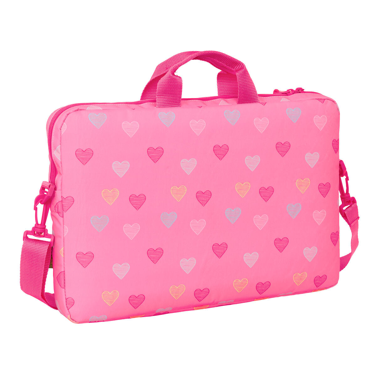 Laptop Case Benetton Heart Pink 40 x 27 x 4 cm-2