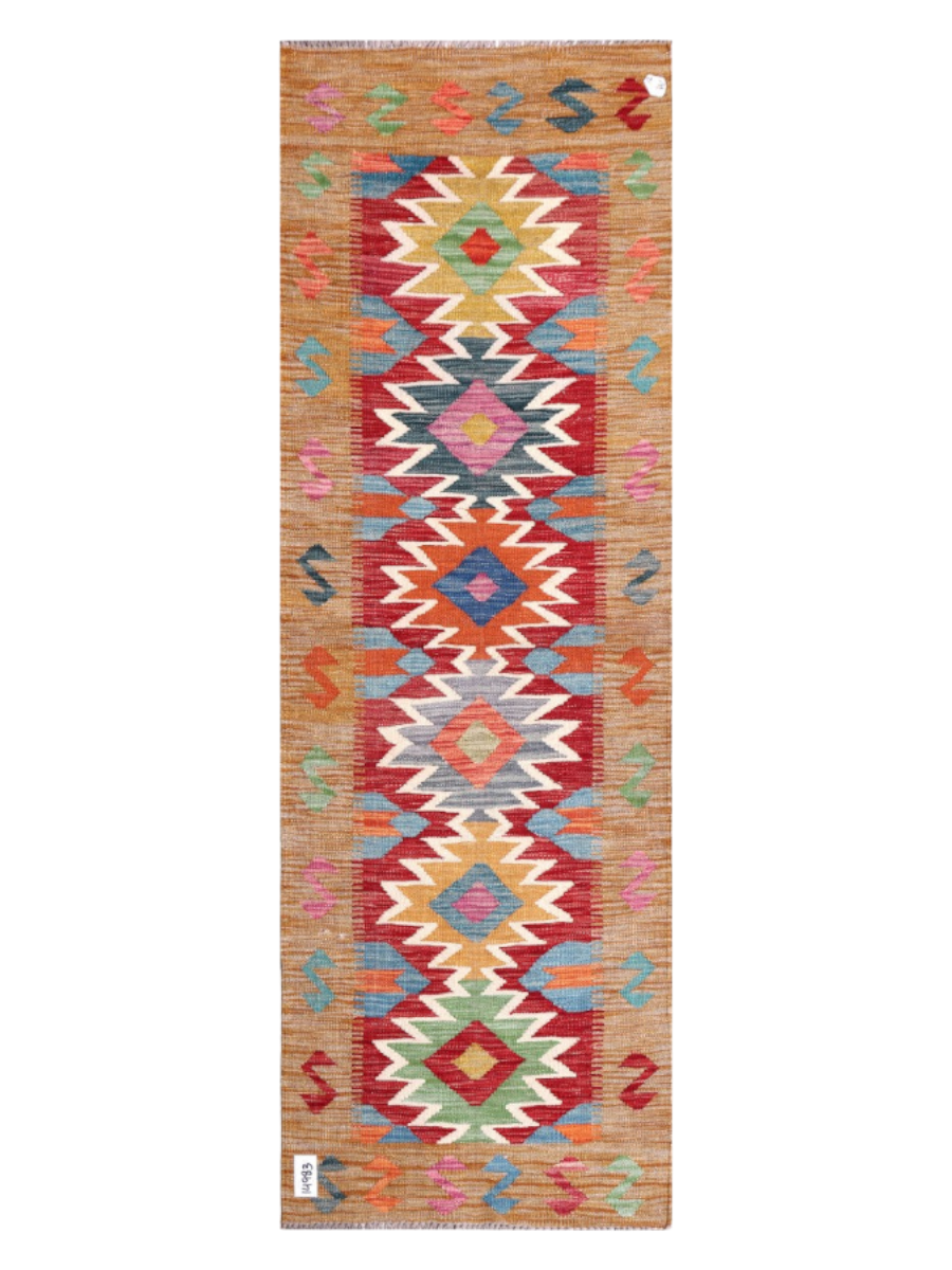 Maimana Kilim - 195 x 66 cm-0