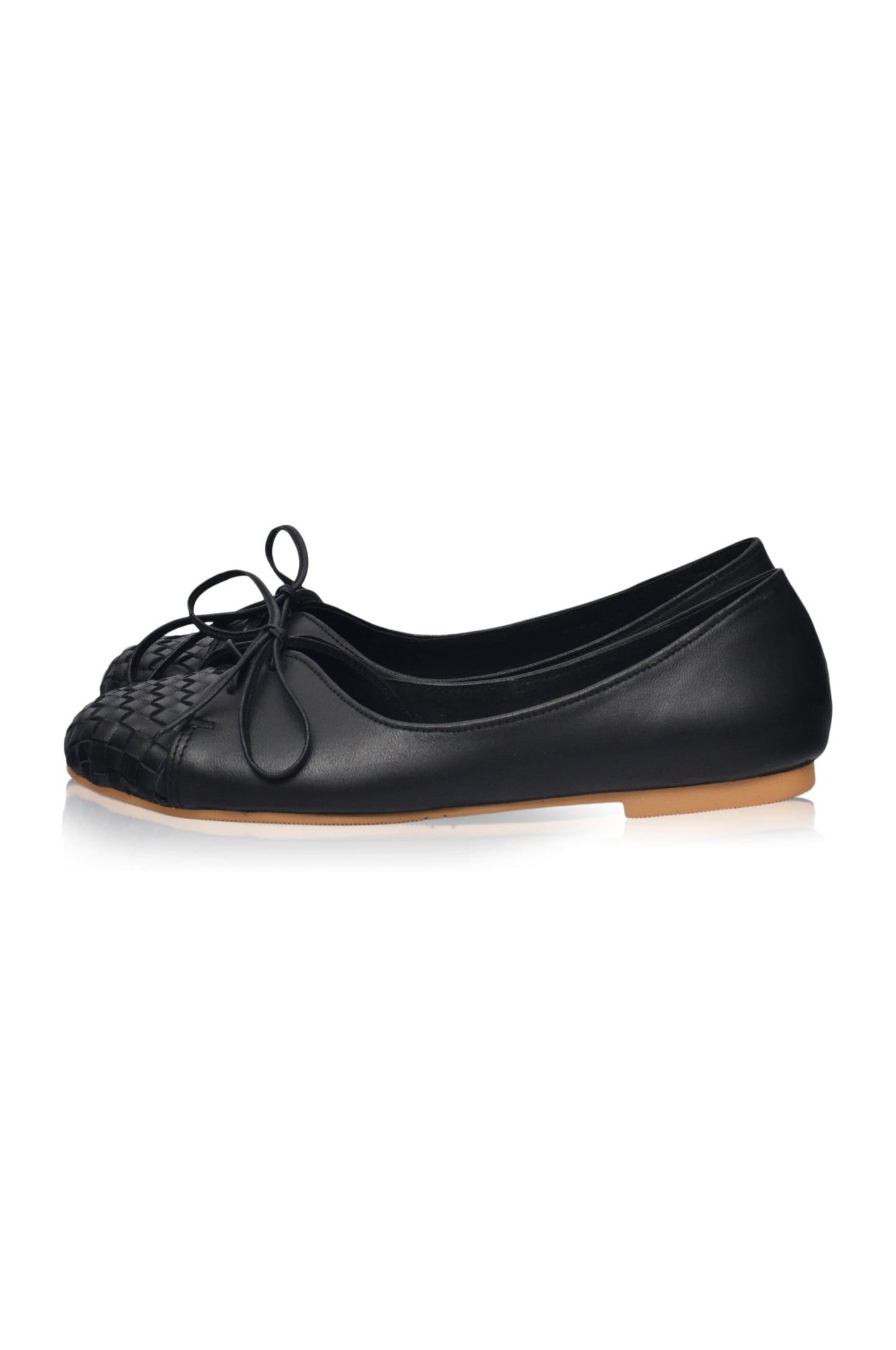 Alexandra Woven Leather Flats-7