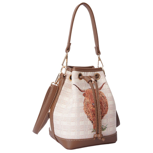 Highland Cow - Bucket Bag-1