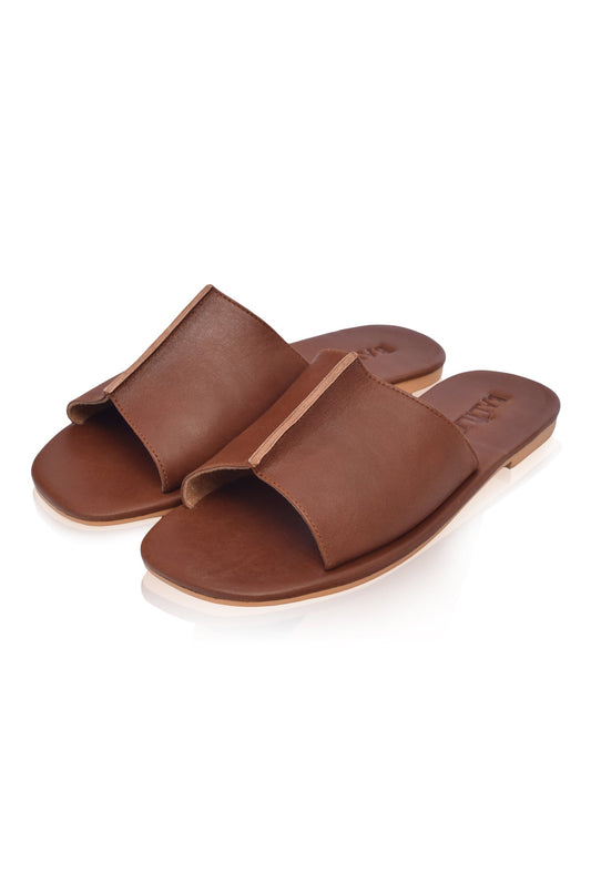 Bilbao Leather Slides-1