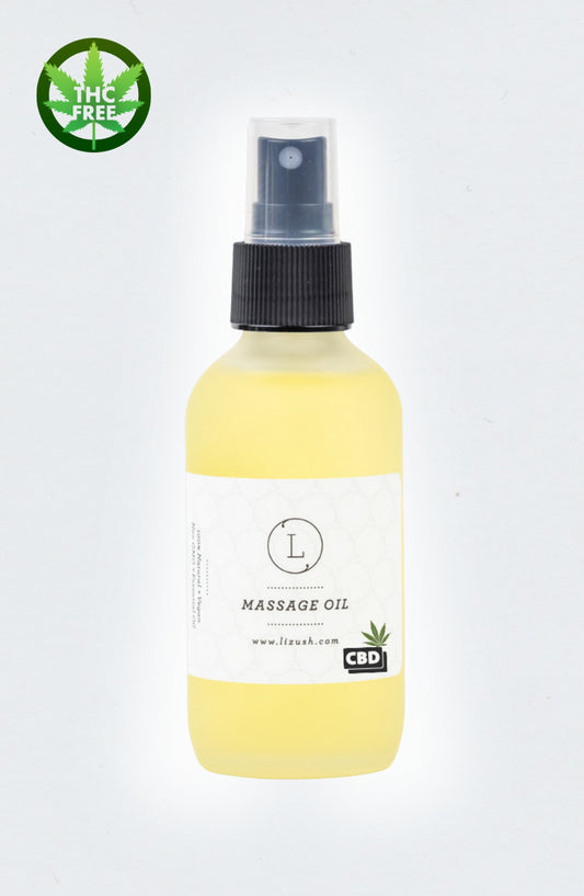 CBD - Aromatherapy Eucalyptus Massage Oil with CBD, Natural Relaxing Body Massage Oil (THC free)-1
