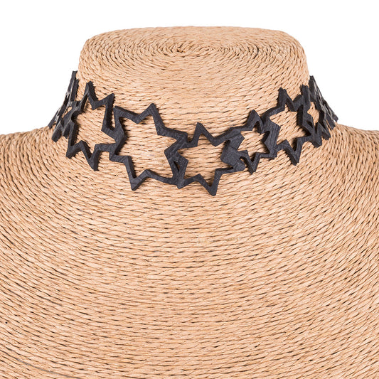 Milky Way Inner Tube Star Choker-1