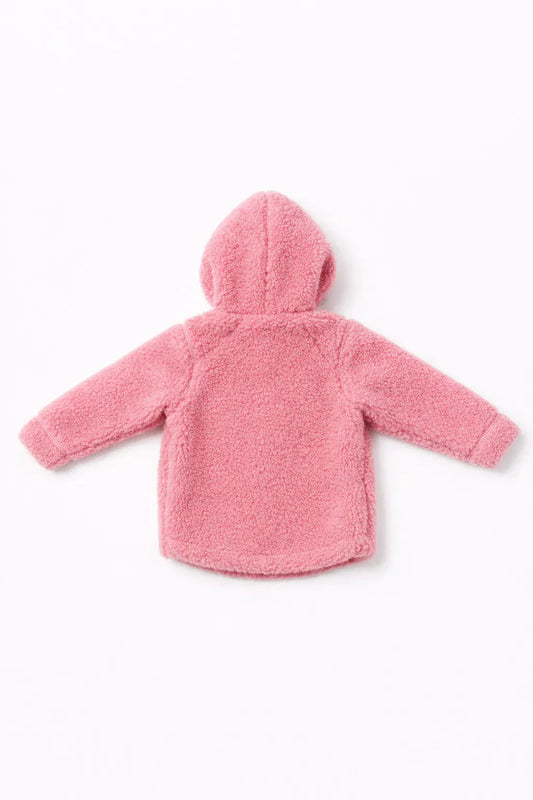 Baby/Kid Virgin Wool Jacket - Pink-1