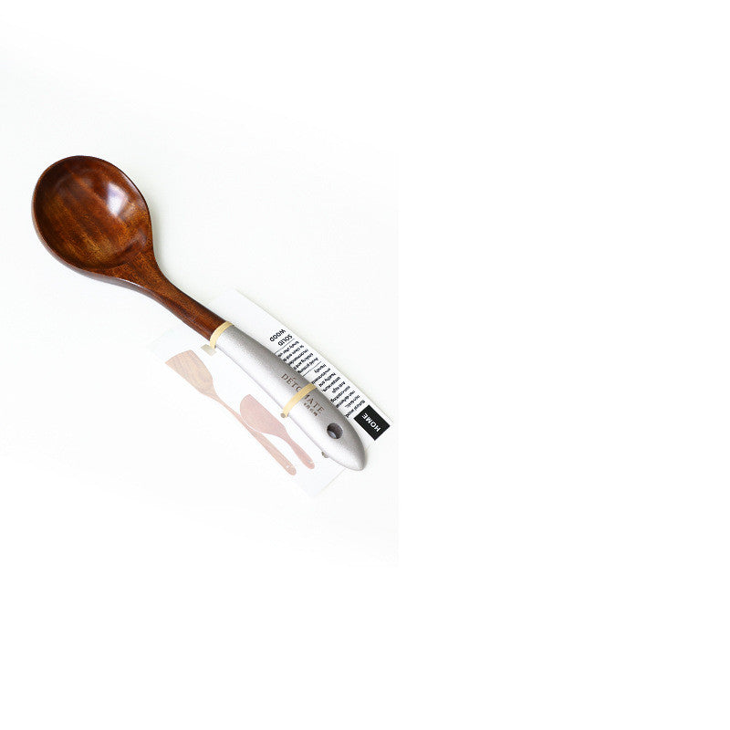 Colorful Teak Lacquer Kitchen Utensils Set-9