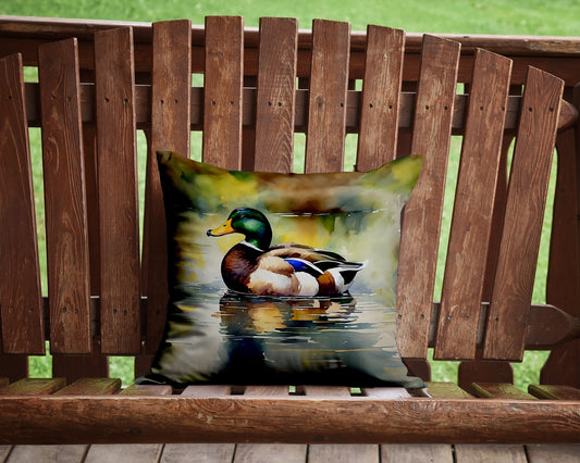 Mallard Throw Pillow-1