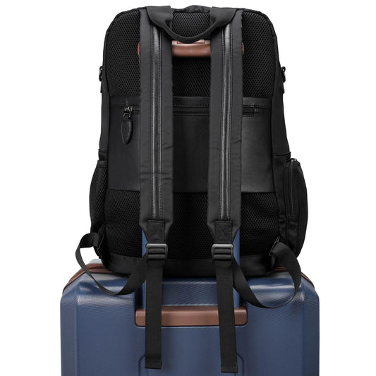 Voyage 20L Twill and Vegan Leather Backpack-1