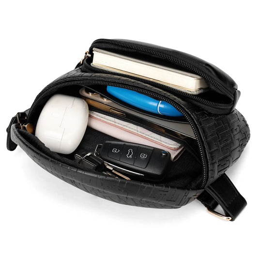 Wayfarer Vegan Leather Crossbody Bag-1