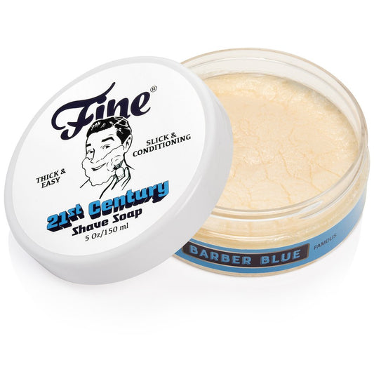 Fine® Barber Blue Shave Soap 5oz / 150ml-1