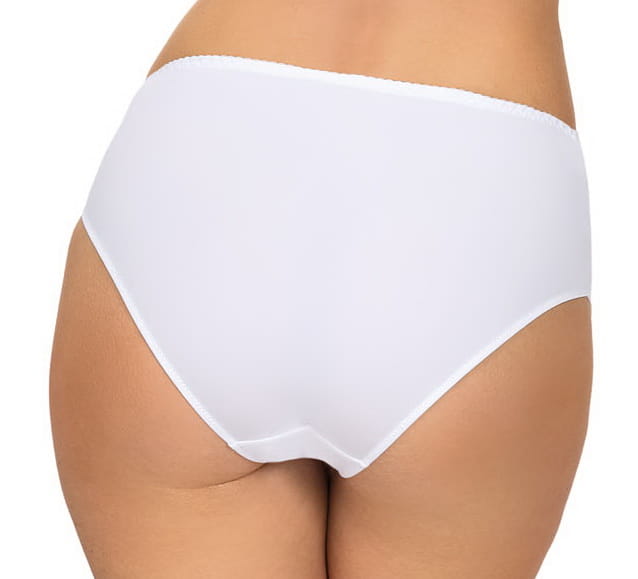 Sheer Mesh High Waist Panty Coco White-1