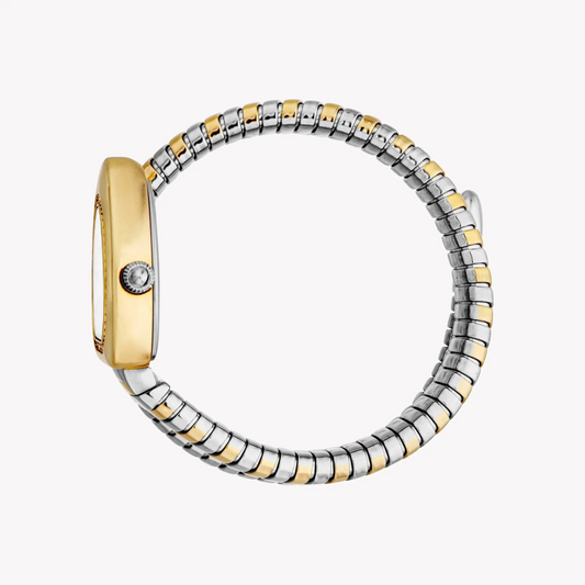 Just Cavalli Women's Two Tone Silver & Gold Watch, Silver Dial | Jc1l249m0055-1