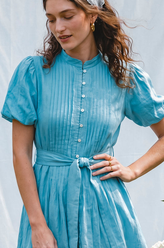 Marta Linen Mini Dress-1
