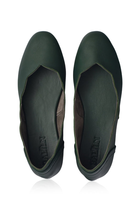 Milan Leather Ballet Flats (Sz. 4, 9, 9.5 & 11)-1