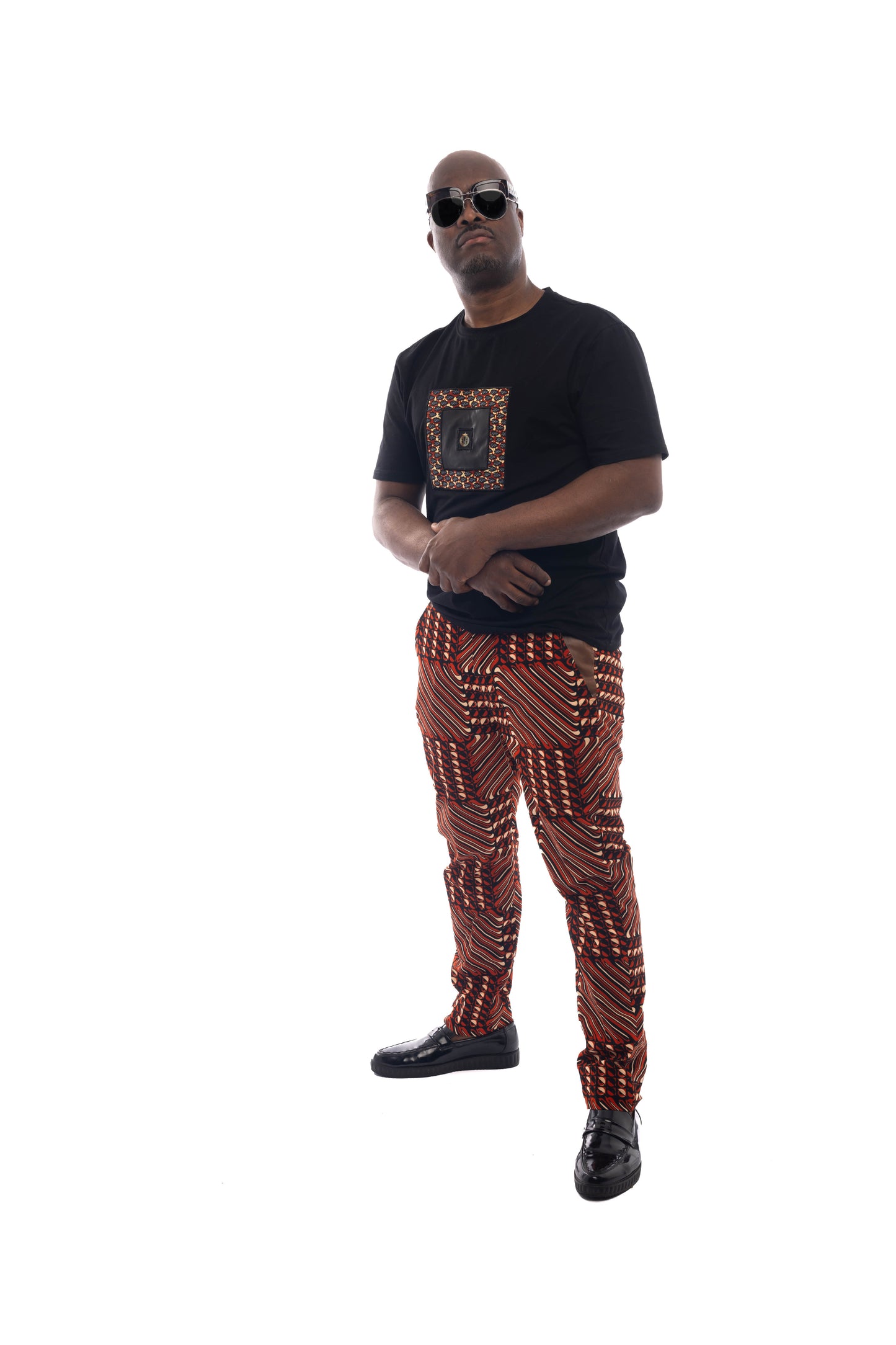 African Print Monogram T Shirt-4