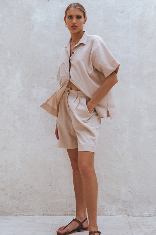 Mykonos Linen Shorts (Sale)-1
