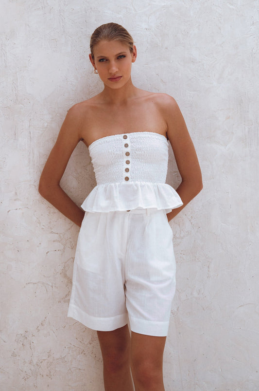 Mykonos Linen Shorts (Sale)-1
