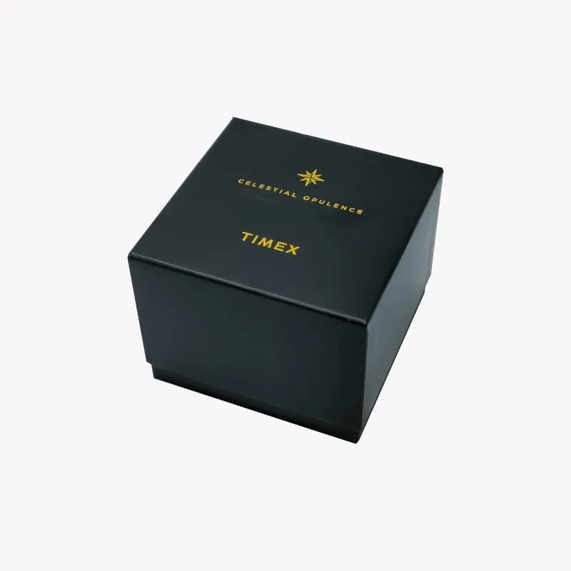 Timex Men's Black Leather Watch, White Dial | Tw2r38000-3