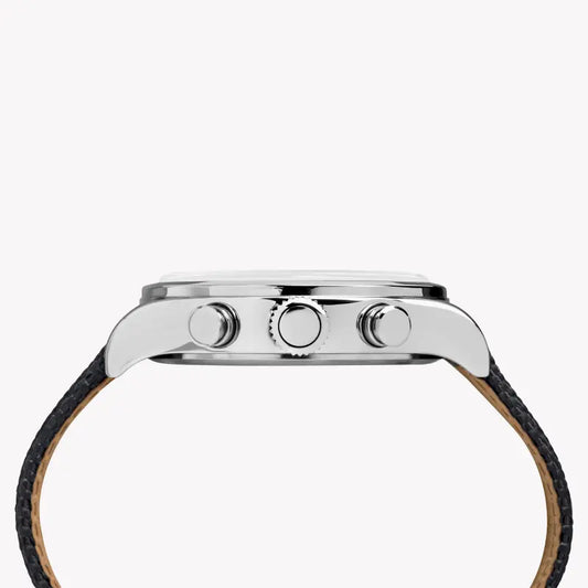 Timex Men's Black Fabric Watch, Silver Case | Tw2r38200-1