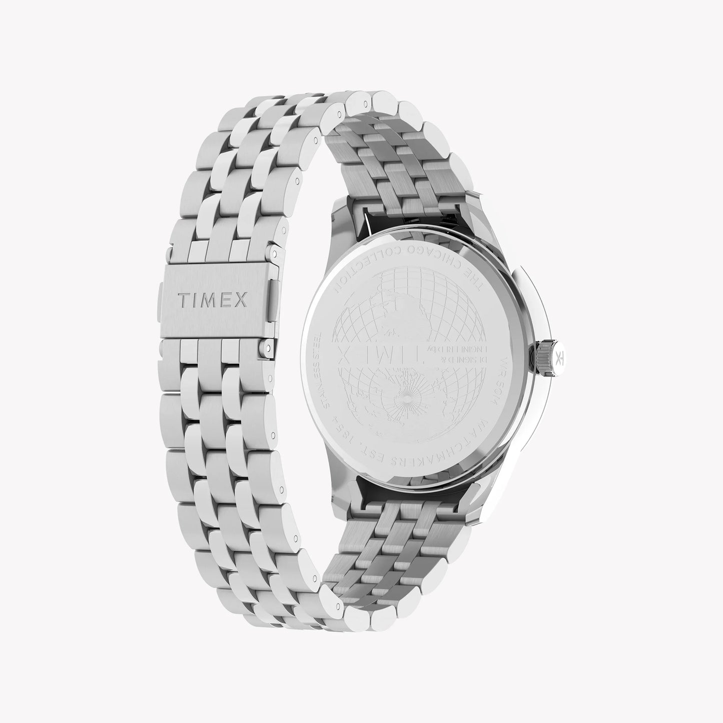 Chicago Multi 45mm Silver Tone Case Blue Dial Bracelet TW2Y21500-4