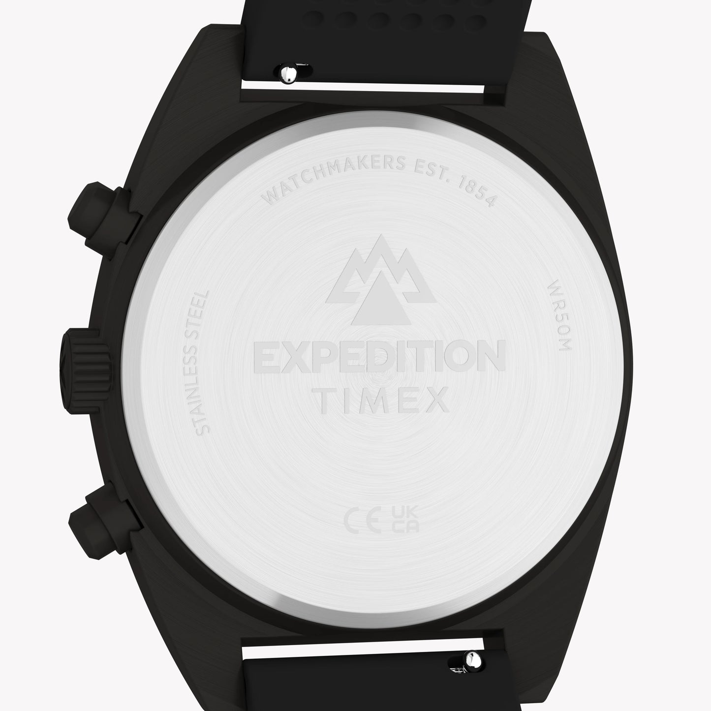 Timex Men's Gunmetal SS, Black Silicone | TW2Y61000-4