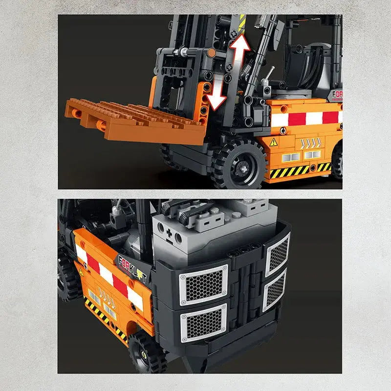 Technic RC Heavy Duty Forklift Building Kit (592 Piece)