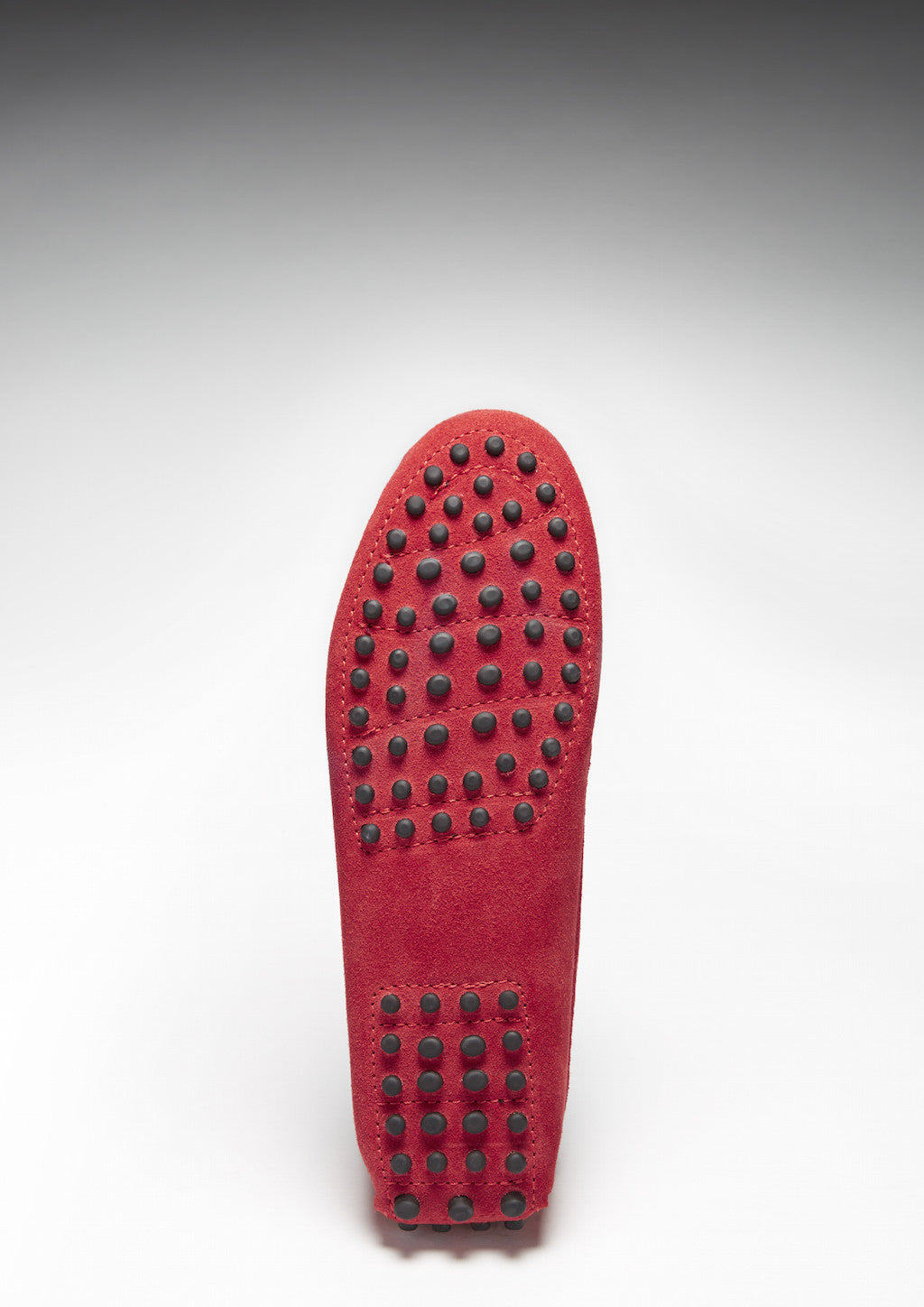 Women's Penny Driving Loafers, red suede-4