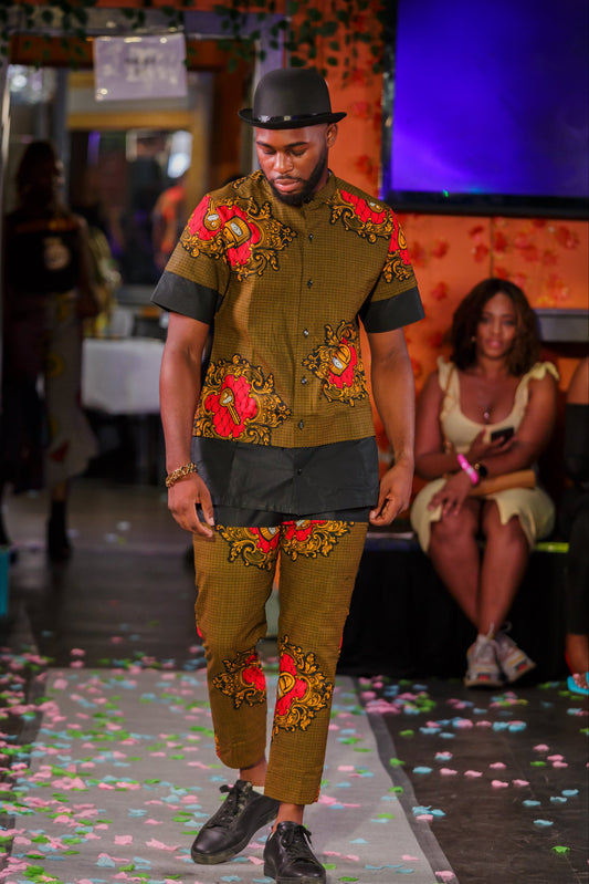 Shirt & Top African Print Royal