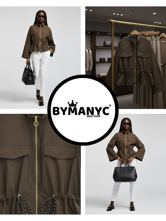 Women's Eco Jacket JACKSON HEIGHTS NY CITY Collection BYMANYC ® New York-1