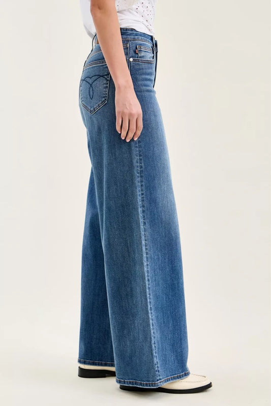 Judy Blue High Waist Palazzo Jeans-1