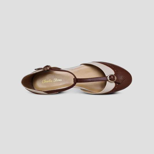 Parisienne (Beige/Espresso)-1