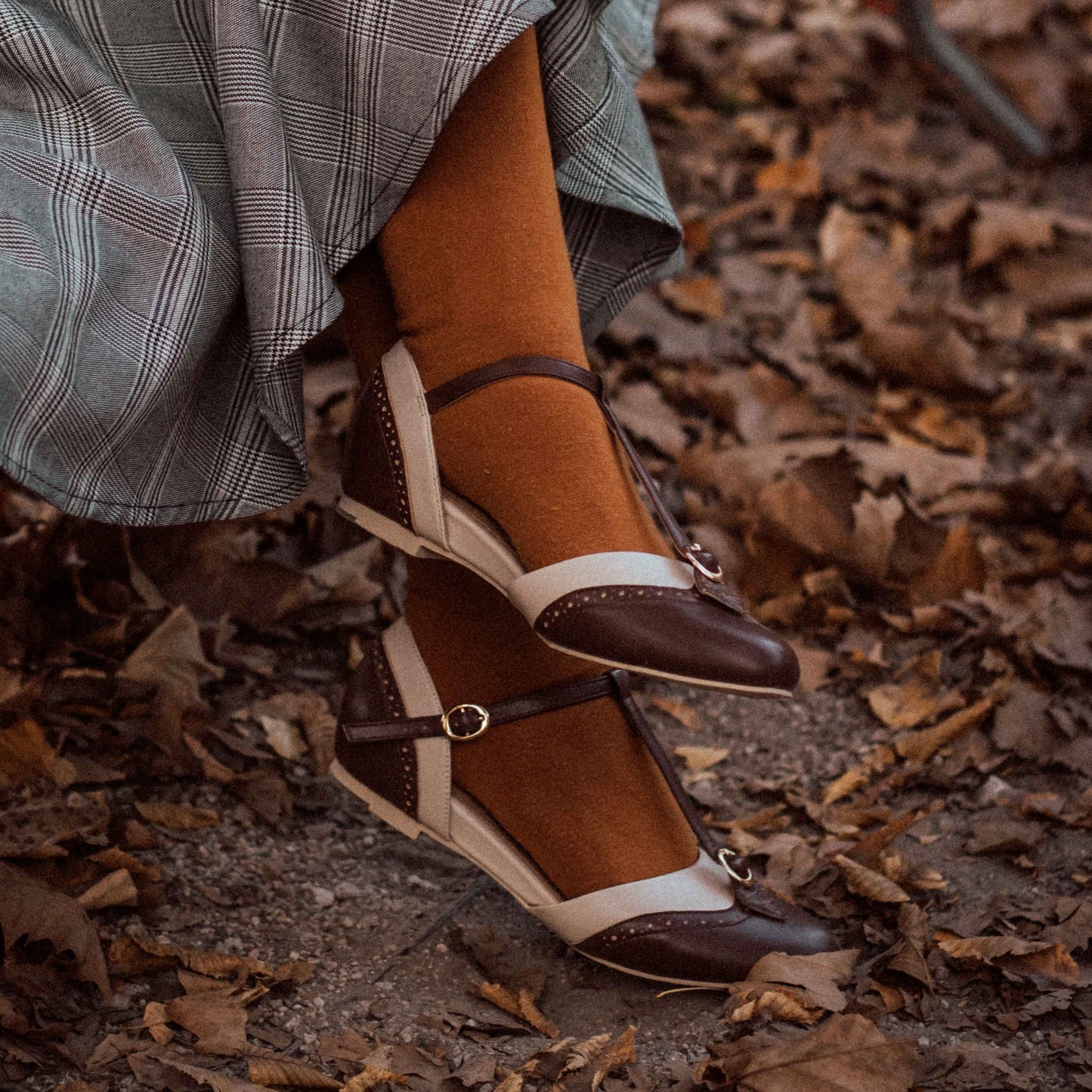 Parisienne (Beige/Espresso)-4