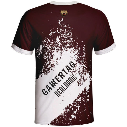 Red Racing Car Custom Sublimation Jersey-1