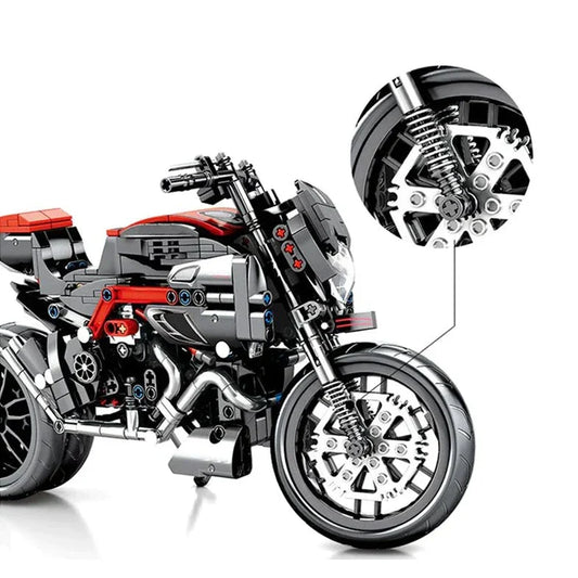 Diavel Motorbike | 702pcs-1