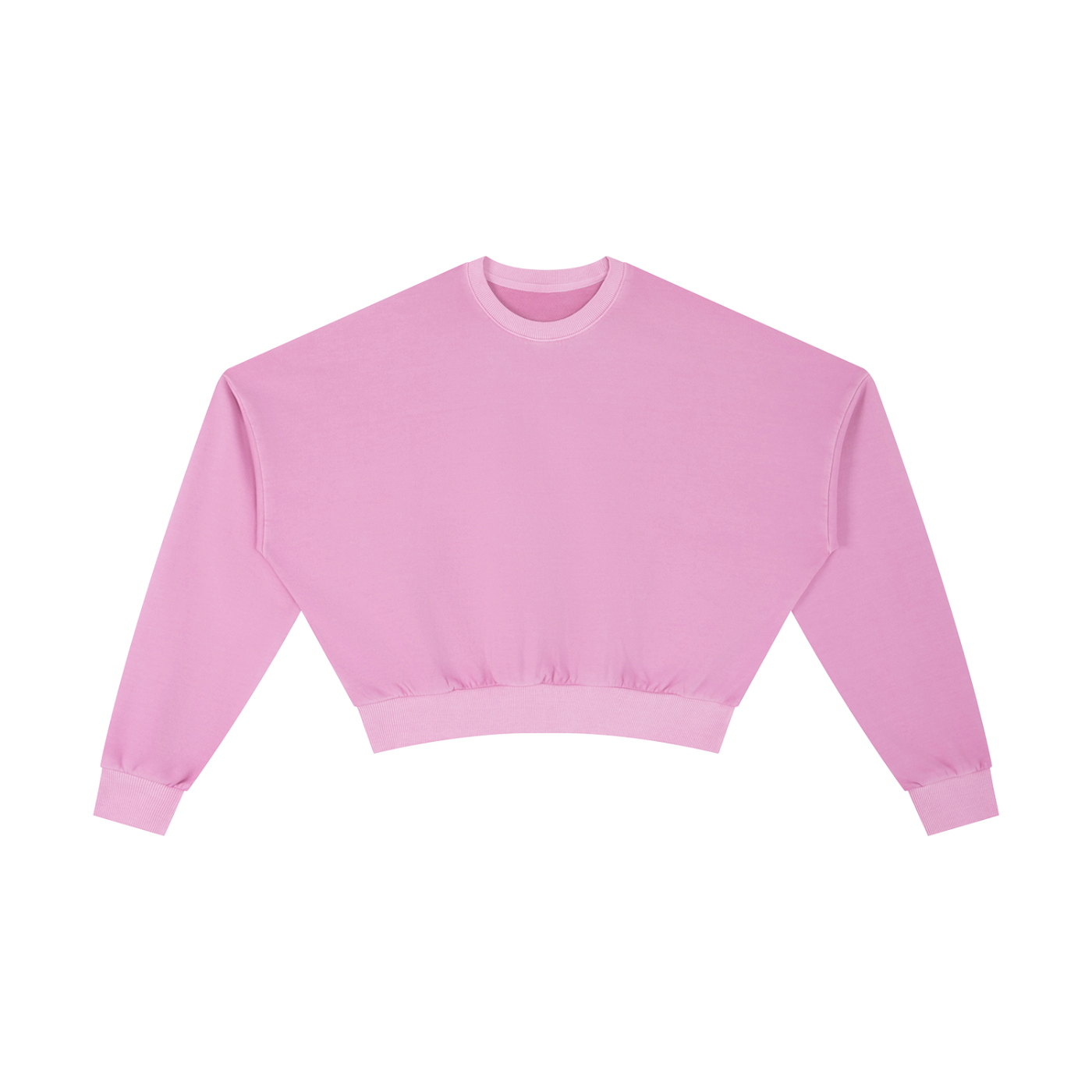 Vintage Washed Cropped Sweatshirt-5