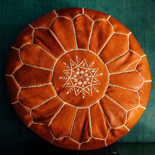 Leather Poufs Lamarocana-0