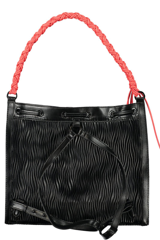 DESIGUAL WOMEN'S BLACK BACKPACK-1